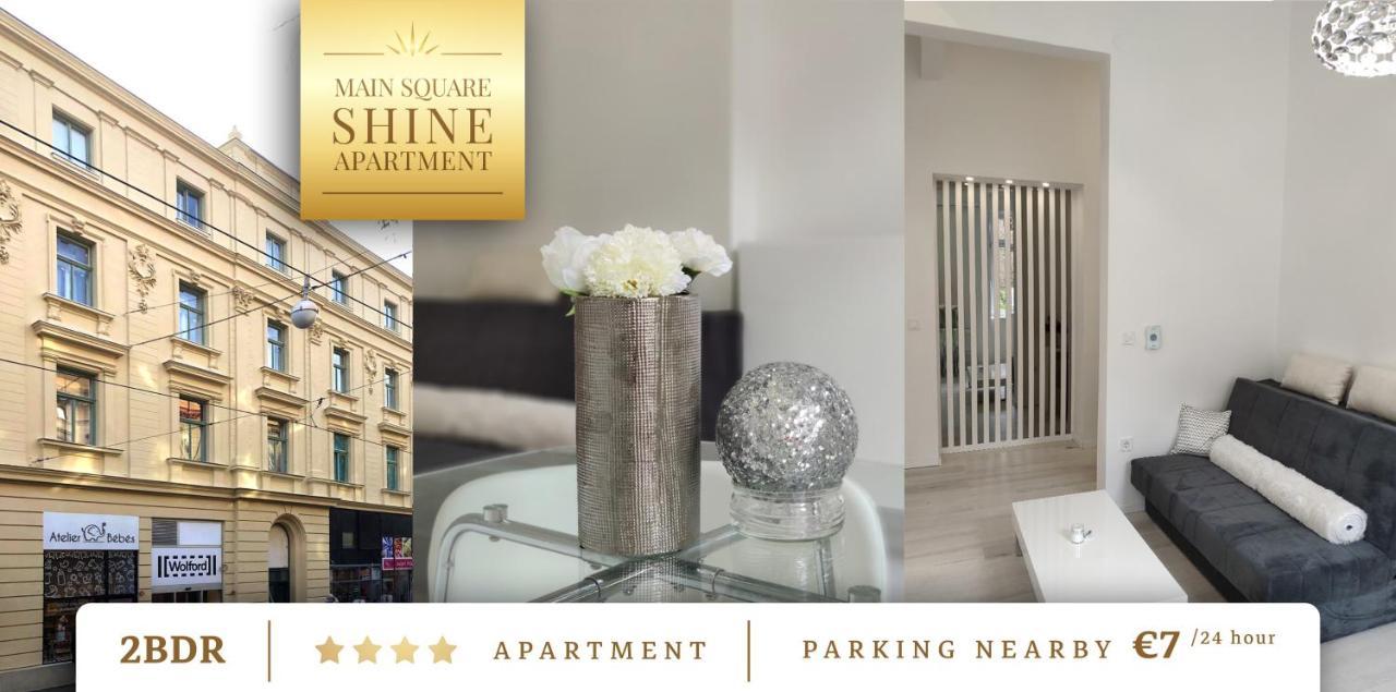 Luxurios And Historic Apartment "Shine" - Right On The Main Square Zagreb Exterior foto