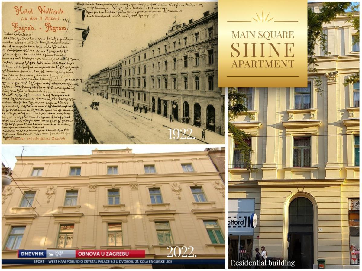 Luxurios And Historic Apartment "Shine" - Right On The Main Square Zagreb Exterior foto
